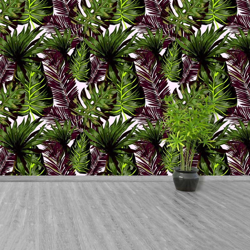 /Leaves Monstera Removable Wallpaper | LoccoDecals.com
